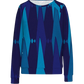 Mod Blue Knit Sweater