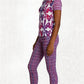 Mod Purple © High Waist Leggings