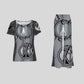 The Sharon Keyser Collection - Peace 2 Top and Palazzo Pants