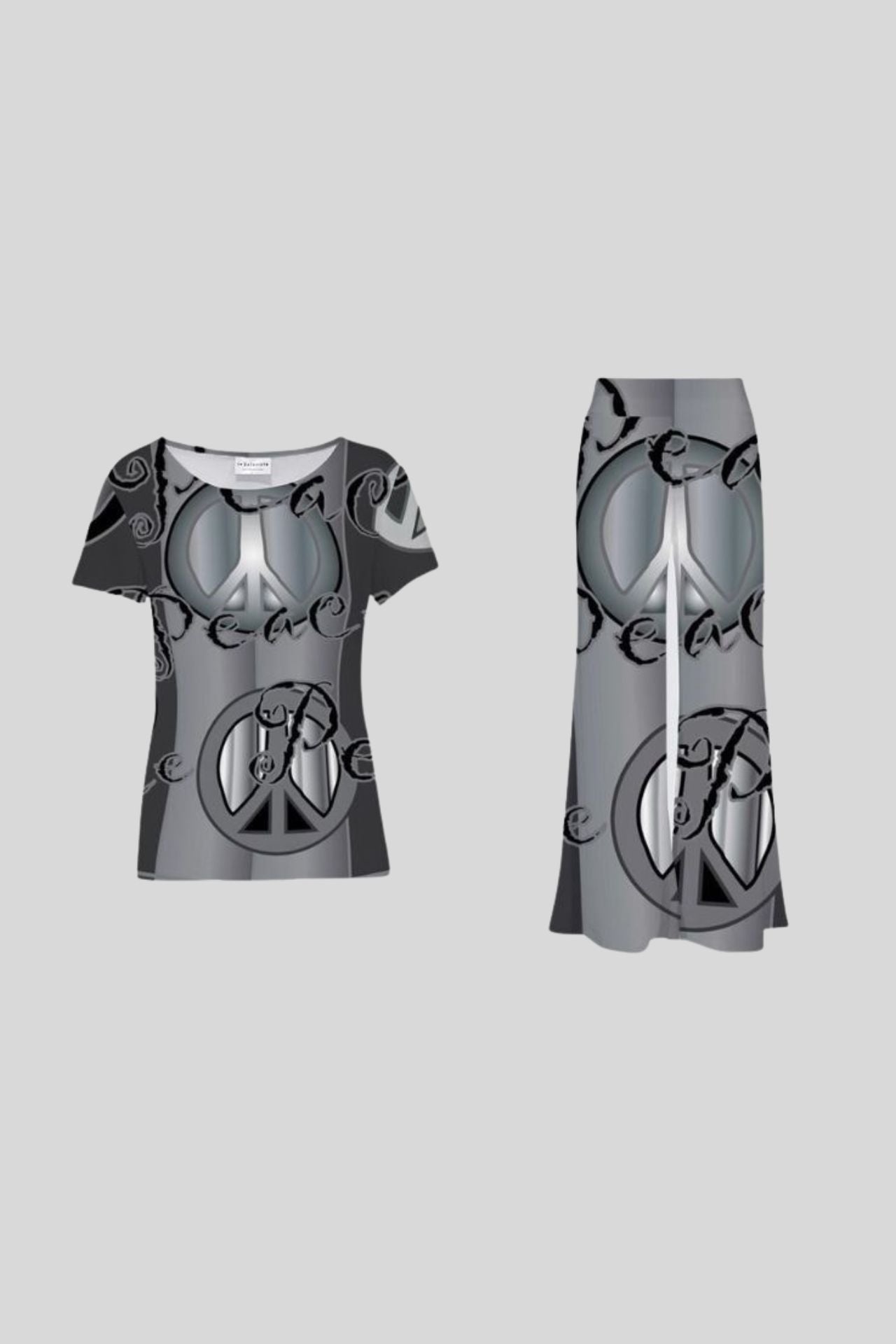 The Sharon Keyser Collection - Peace 2 Top and Palazzo Pants