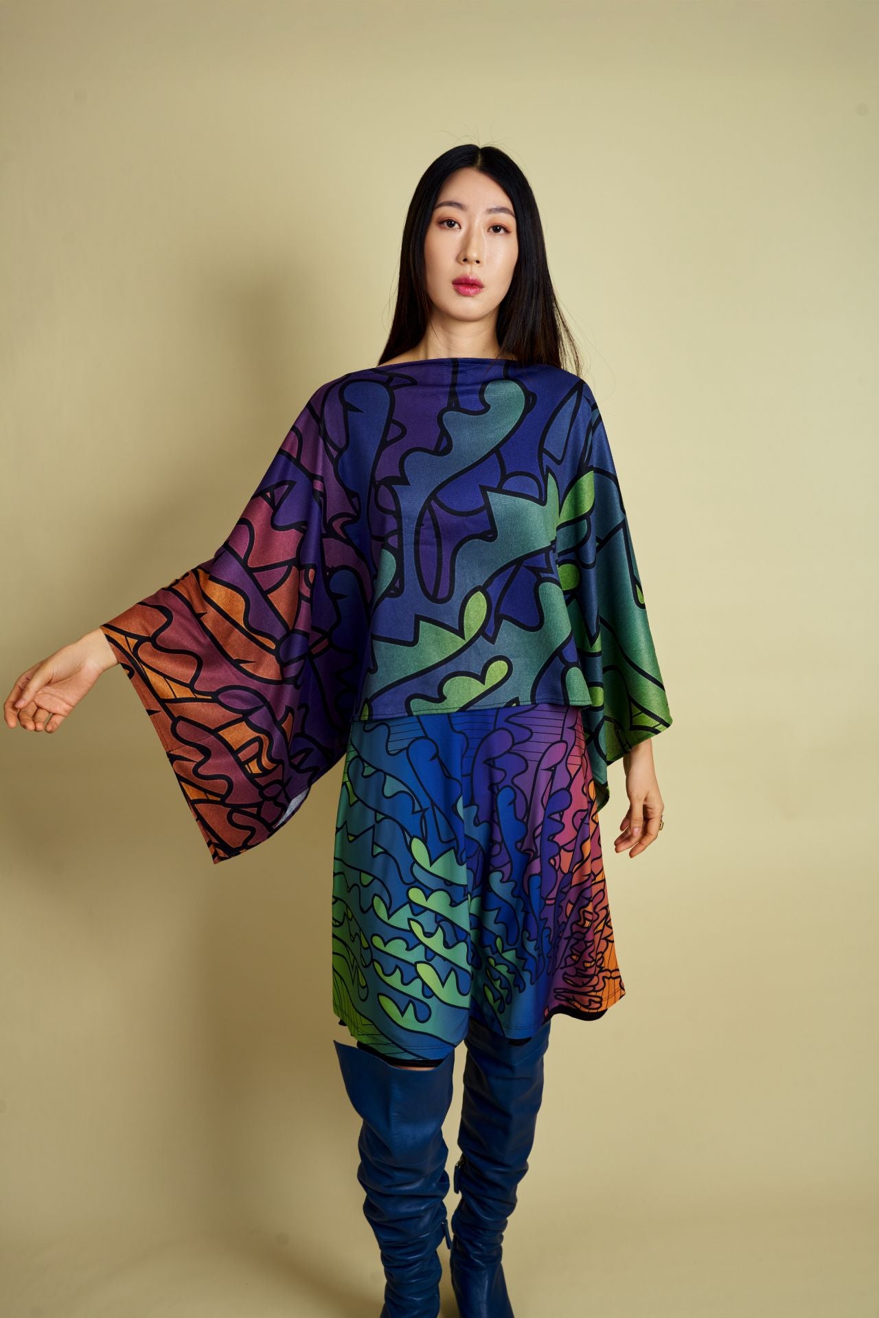 Elevate 5 Knit Poncho