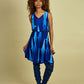 Mod Blue Reversible Skirt