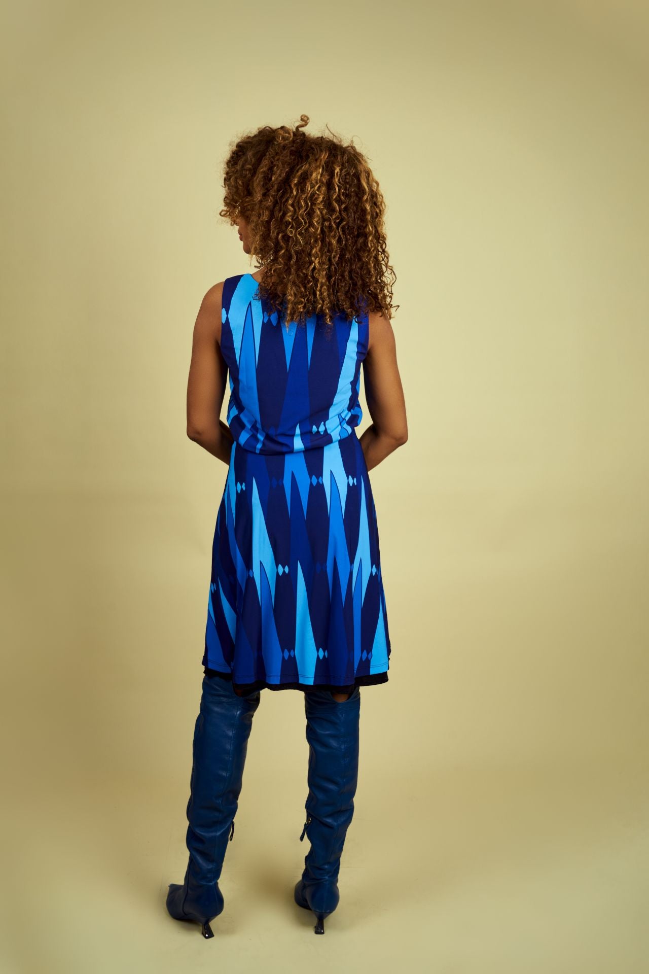 Mod Blue Reversible Skirt