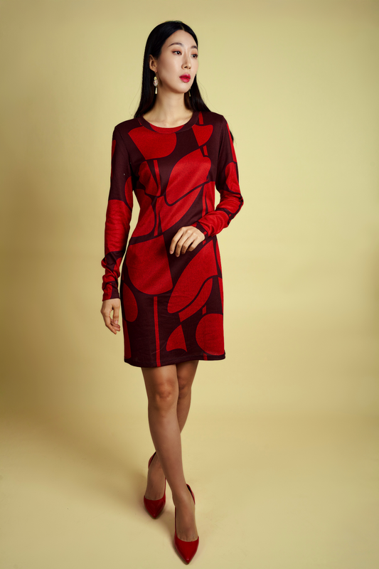 Red Carpet Knit Dress