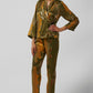 The Sharon Keyser Collection - New Dawn 2 Velvet Satin Wrap Blazer and Pants