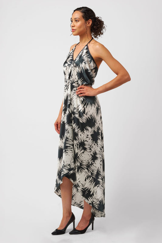 The Sharon Keyser Collection - Frenzy 1 Halter Neck Backless Dress