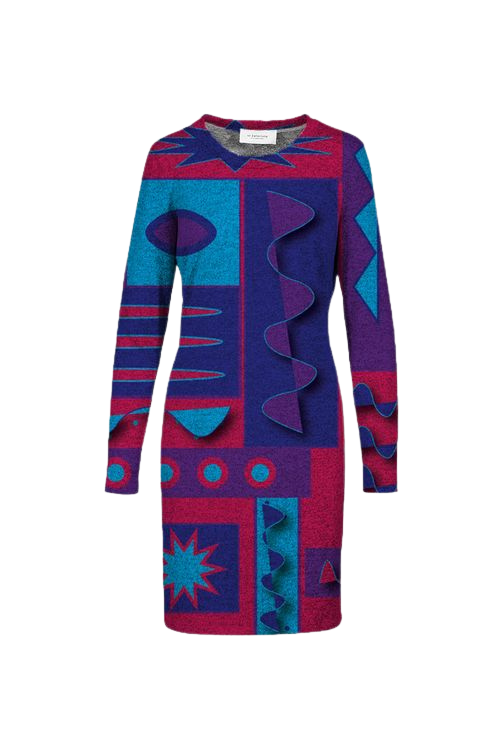 Do You 1 Knit Dress - Print