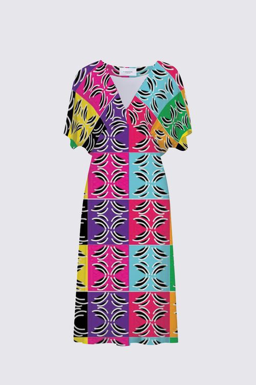 Island Vibes Flowy Sleeves Dress