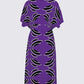 Island Vibes Purple Flowy Sleeves Dress