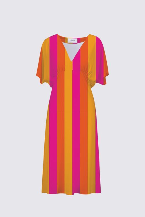 Chica Flowy Sleeves Dress