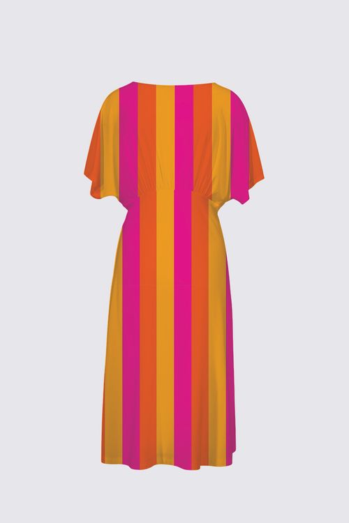 Chica Flowy Sleeves Dress