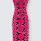 Island Vibes Red A-Line Dress