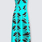 Island Vibes Light Blue Flared Maxi Dress