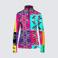 Island Vibes Collage Half-Zip Top