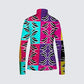Island Vibes Collage Half-Zip Top