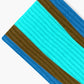 Stripes © Unisex Socks - Chocolate Brown, Light Blue