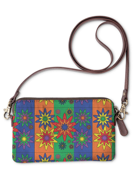 Blooming Happy - Vibrant © Clutch Bag