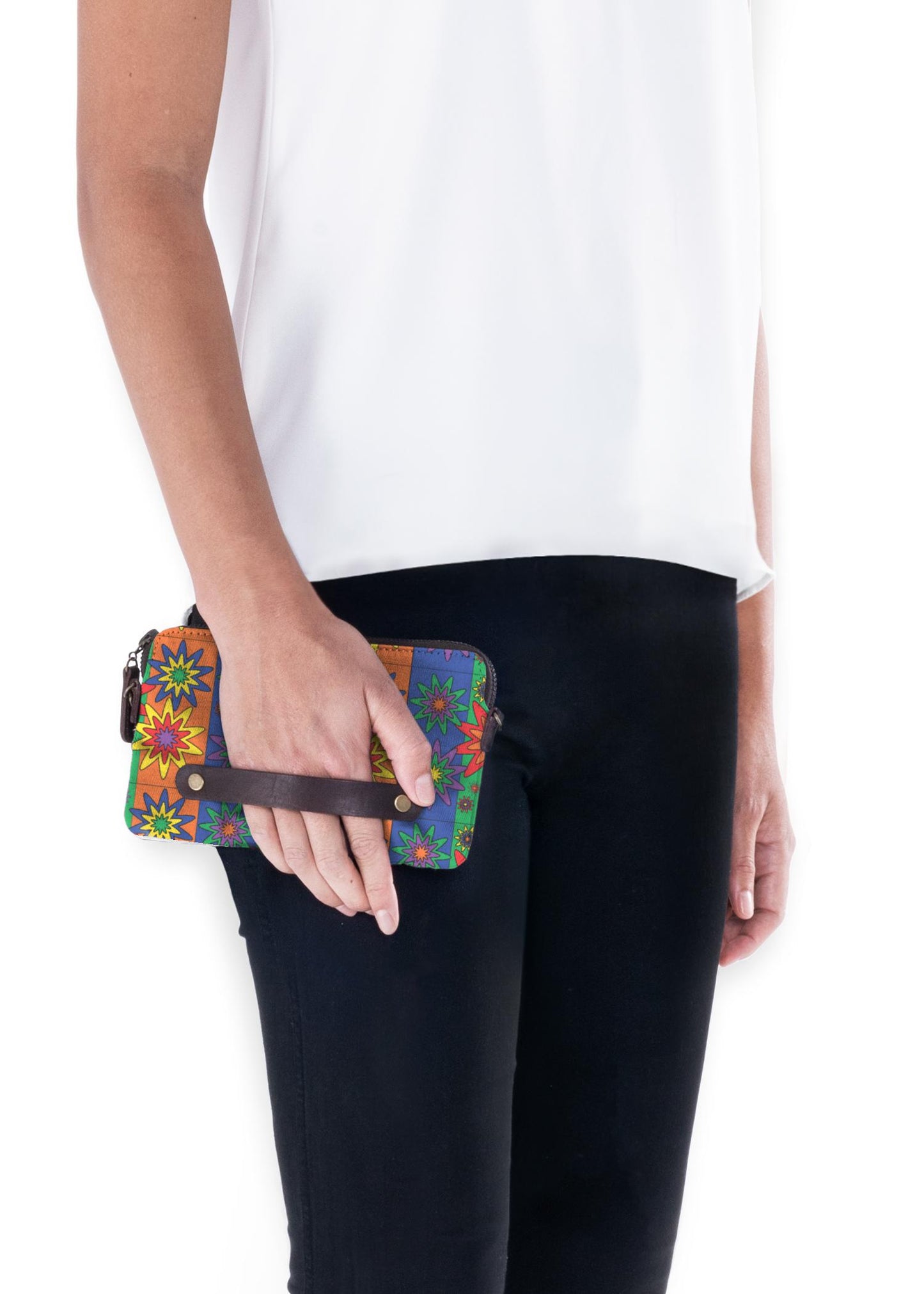 Blooming Happy - Vibrant © Clutch Bag