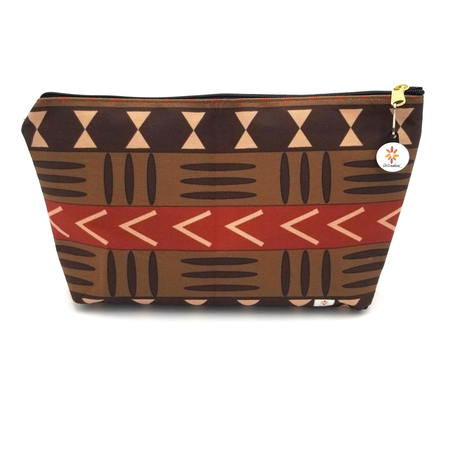 Mud Cloth Pattern 1 © T-Bottom Accessory Pouches