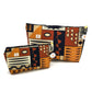 Mud Cloth Pattern 4 © T-Bottom Accessory Pouches