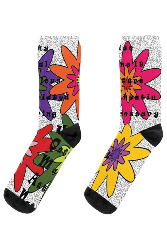 woman, socks, skcreations llc, sharon a. keyser, original design, original art fashion, black designer, artsy socks